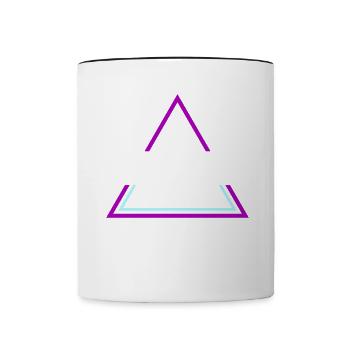 Trance Techno Party EDM Festival Goa Electro Rave - Contrast Coffee Mug - white/black - Front