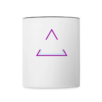 GOA Techno House Party EDM Festival Electro Rave - Contrast Coffee Mug - white/black - Front