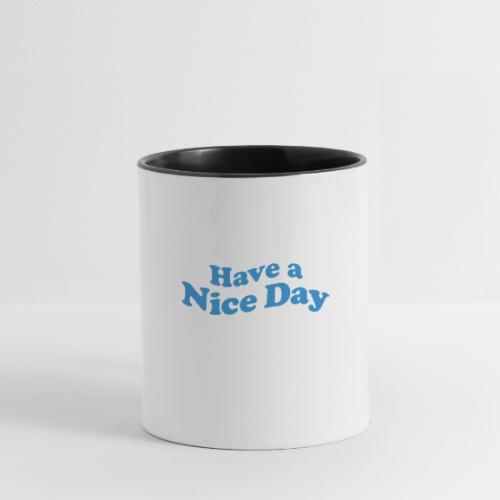 nice day - Contrast Coffee Mug