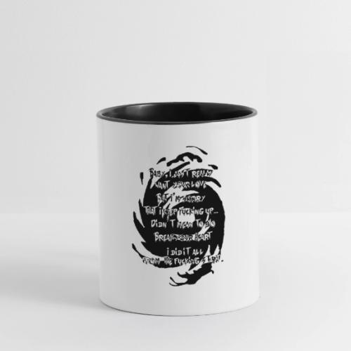 𝓘 𝓦𝓪𝓷𝓽 𝔂𝓸𝓾𝓻 𝓛𝓸𝓿𝓮 - 𝐵𝓁𝒶𝒸𝓀 - Contrast Coffee Mug