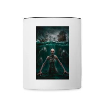 Underwater madness - Contrast Coffee Mug - white/black - Front