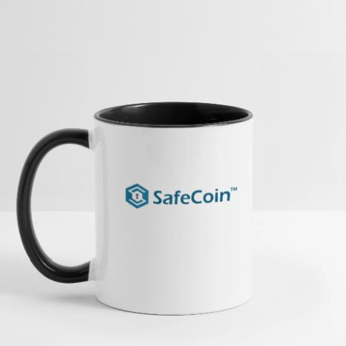 SafeCoin - Show your support! - Contrast Coffee Mug