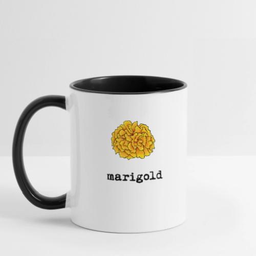 Marigold (black text) - Contrast Coffee Mug