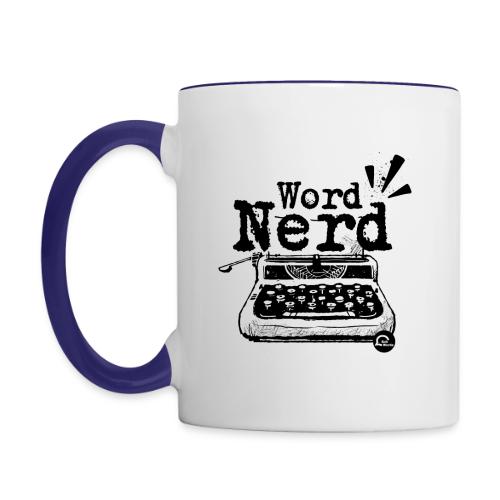 Word Nerd! (black) - Contrast Coffee Mug
