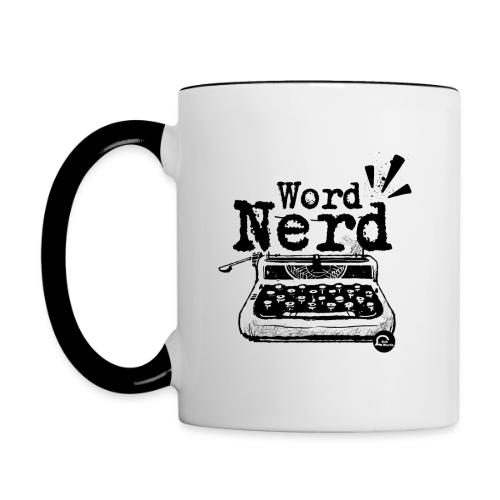Word Nerd! (black) - Contrast Coffee Mug