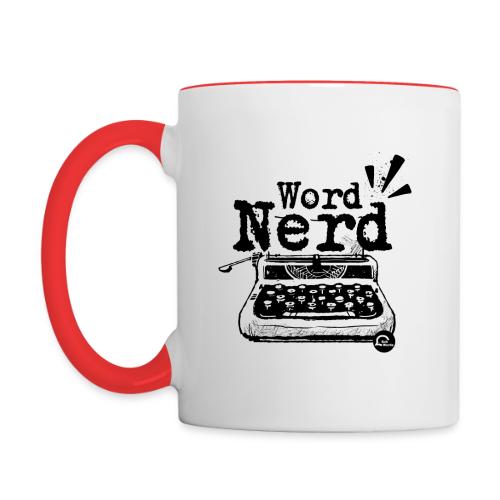 Word Nerd! (black) - Contrast Coffee Mug