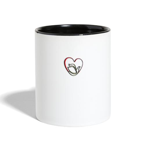 Love and Pureness of a Dove - Contrast Coffee Mug