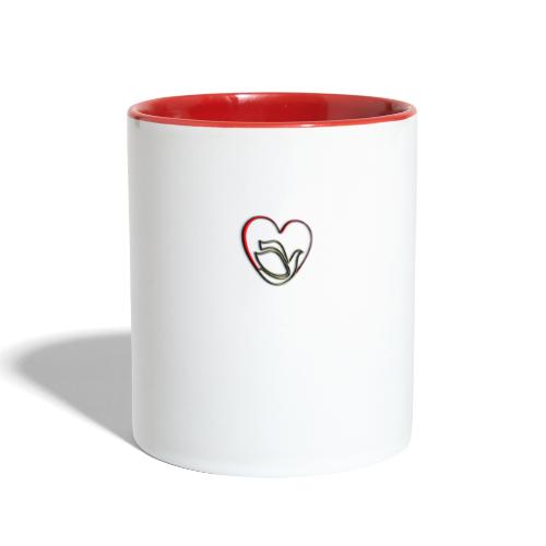 Love and Pureness of a Dove - Contrast Coffee Mug