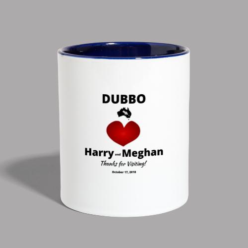 Prince Harry and Meghan Visit Dubbo - 17/10/2018 - Contrast Coffee Mug
