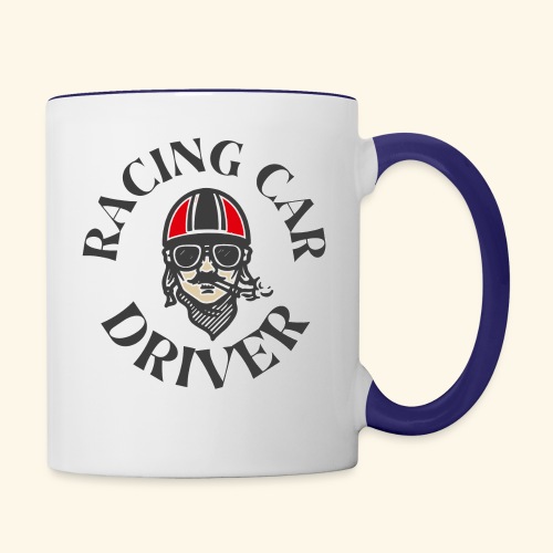 Racing Car Driver - Contrast Coffee Mug