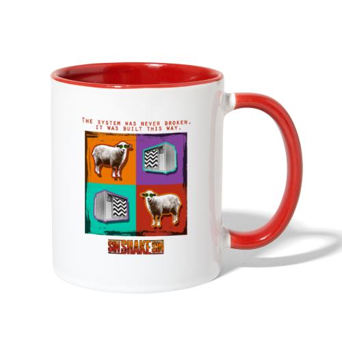 Sheep TV (The System Was Never Broken) - Contrast Coffee Mug
