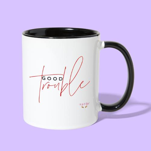 Good Trouble - Contrast Coffee Mug