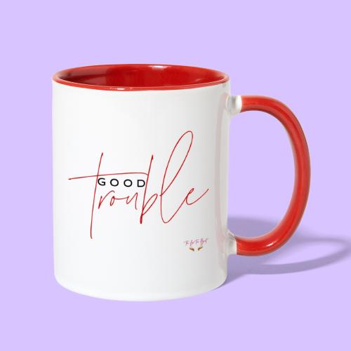 Good Trouble - Contrast Coffee Mug