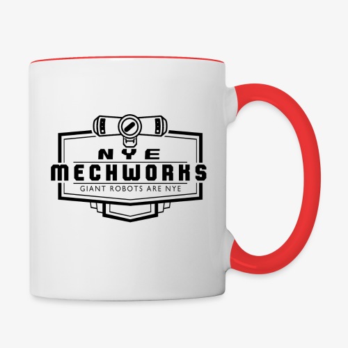 NyeMechworks Logo (black) - Contrast Coffee Mug