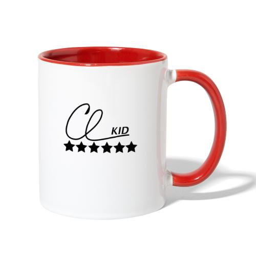 CL KID Logo (Black) - Contrast Coffee Mug