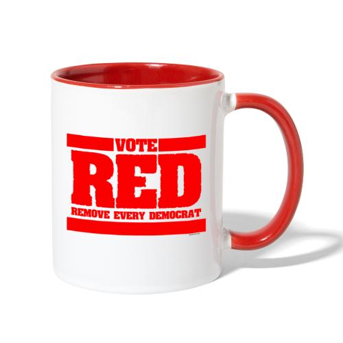 Remove every Democrat - Contrast Coffee Mug