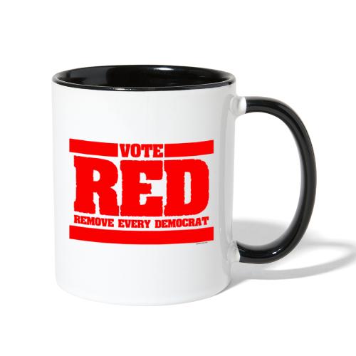 Remove every Democrat - Contrast Coffee Mug