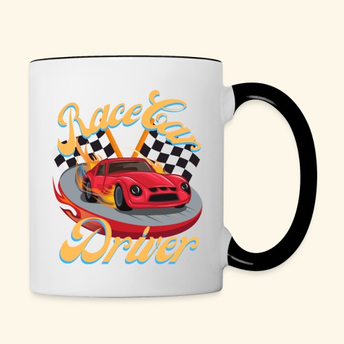 Race Car Driver - Contrast Coffee Mug