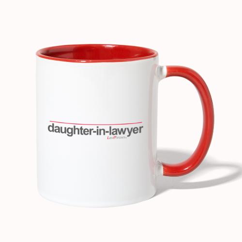 daughter-in-lawyer - Contrast Coffee Mug