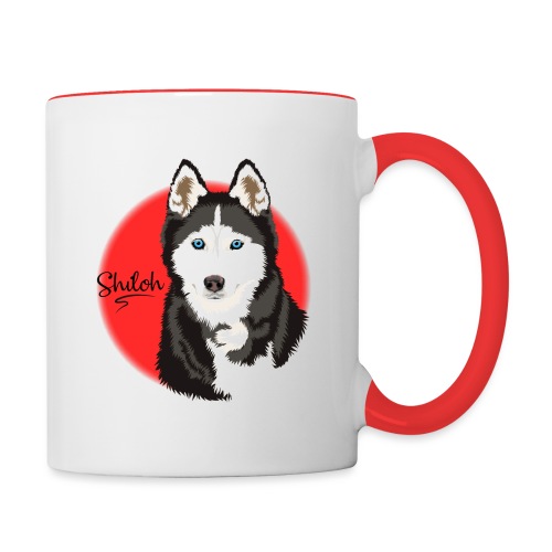 Shiloh the Husky from Gone to the Snow Dogs - Contrast Coffee Mug
