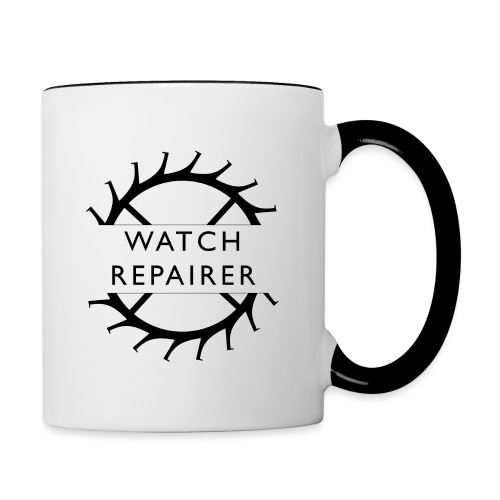 Watch Repairer Emblem - Contrast Coffee Mug