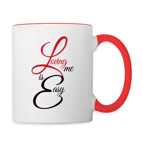 Loving me is Easy! - Contrast Coffee Mug
