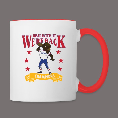 We're Back - Deal With It - Contrast Coffee Mug
