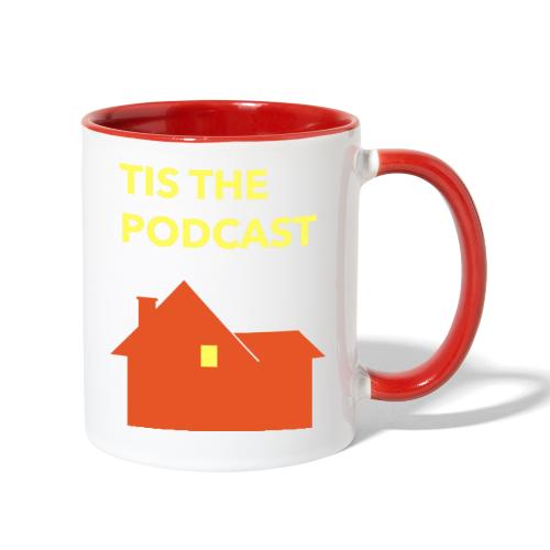 Tis the Podcast Home Alone Logo - Contrast Coffee Mug