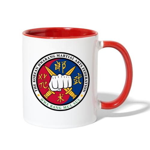 The Korean Hwarang Martial Arts Federation crest. - Contrast Coffee Mug