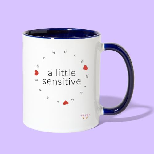 A Little Sensitive - Contrast Coffee Mug