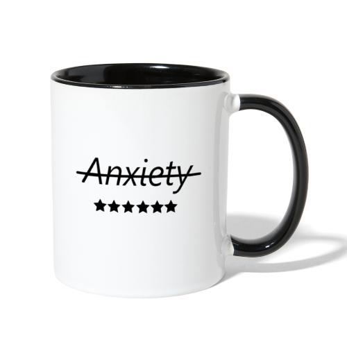 End Anxiety - Contrast Coffee Mug