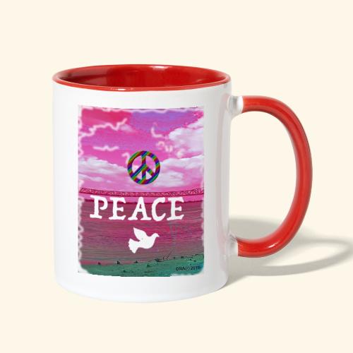 Pcebird2 - Contrast Coffee Mug