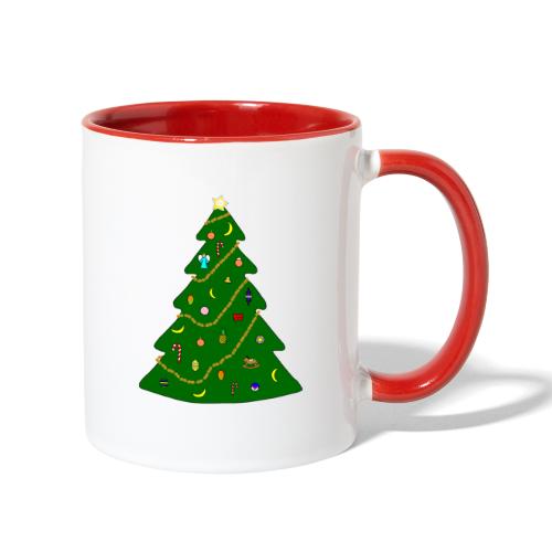 Christmas Tree For Monkey - Contrast Coffee Mug