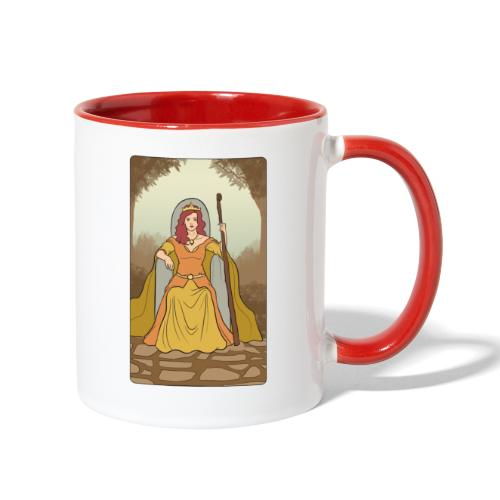 Queen Of Wands - Contrast Coffee Mug