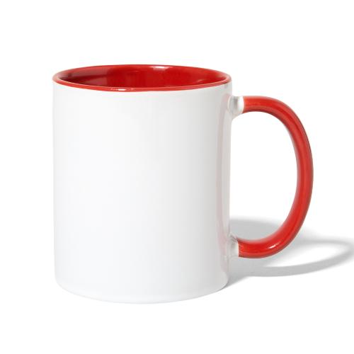 WHITE LOGO NATCHATS MERCH - Contrast Coffee Mug