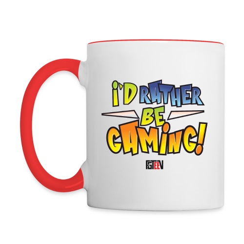 I'd Rather Be Gaming - Contrast Coffee Mug