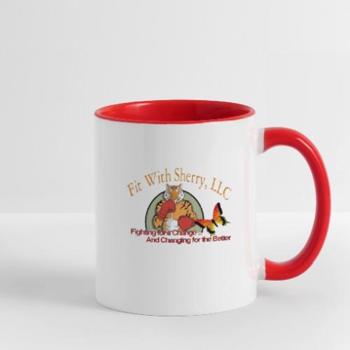 Fit With Sherry, LLC Original logo - Contrast Coffee Mug