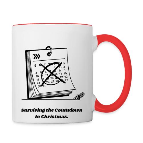 Countdown to Christmas T-Shirt - Contrast Coffee Mug