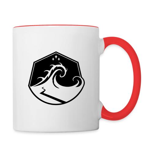 The Fault Lines Black Over White Dinkus - Contrast Coffee Mug
