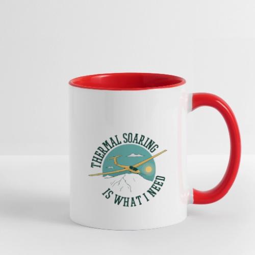 Thermal Soaring Is What I Need - Contrast Coffee Mug