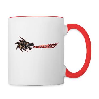 Dracolegacy - Contrast Coffee Mug - white/red - Right