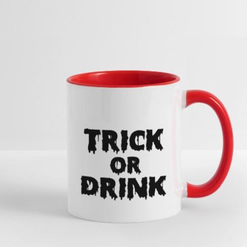 TRICK OR DRINK - Contrast Coffee Mug
