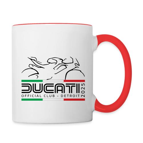 Single Logo 2025 White and Gray - Contrast Coffee Mug