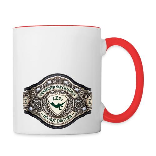 Nap Champion Belt T Shirt - Contrast Coffee Mug