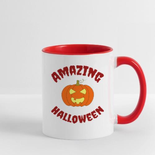 Halloween Pumpkin Mug - Contrast Coffee Mug