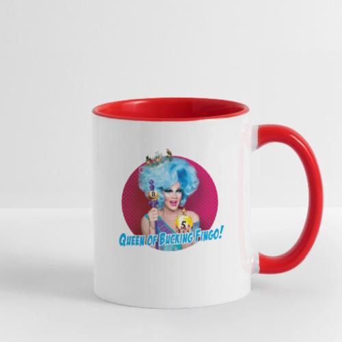 Queen of Bucking Fingo - Contrast Coffee Mug
