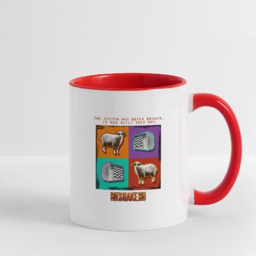 Sheep TV (The System Was Never Broken) - Contrast Coffee Mug