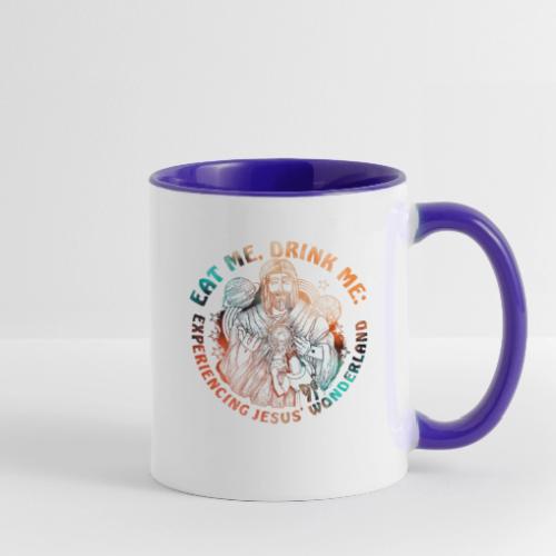 Eat Me Drink Me Podcast original logo - Contrast Coffee Mug