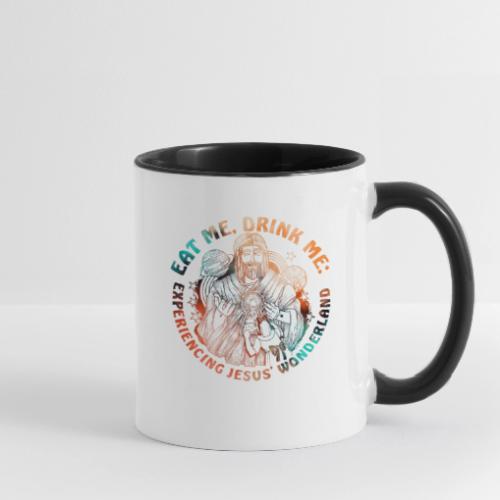 Eat Me Drink Me Podcast original logo - Contrast Coffee Mug