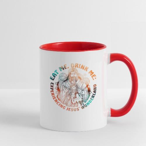 Eat Me Drink Me Podcast original logo - Contrast Coffee Mug